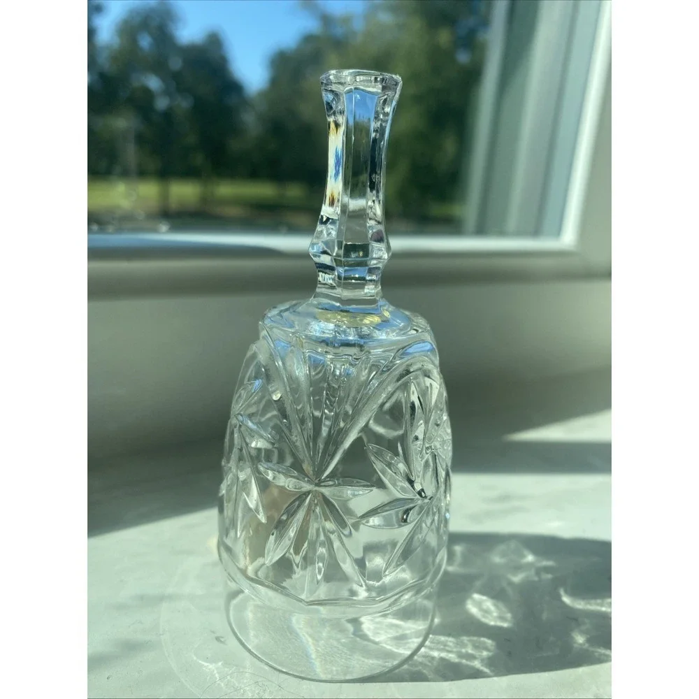 Vintage Tritschler Winterhalder Bleikristall Hand Bell Lead Crystal West Germany